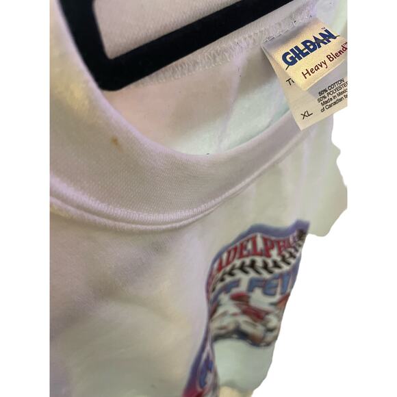 2007 Philadelphia Phillies Playoff Fever Rollins, Howard, Utley Crewneck XL - Picture 5 of 5